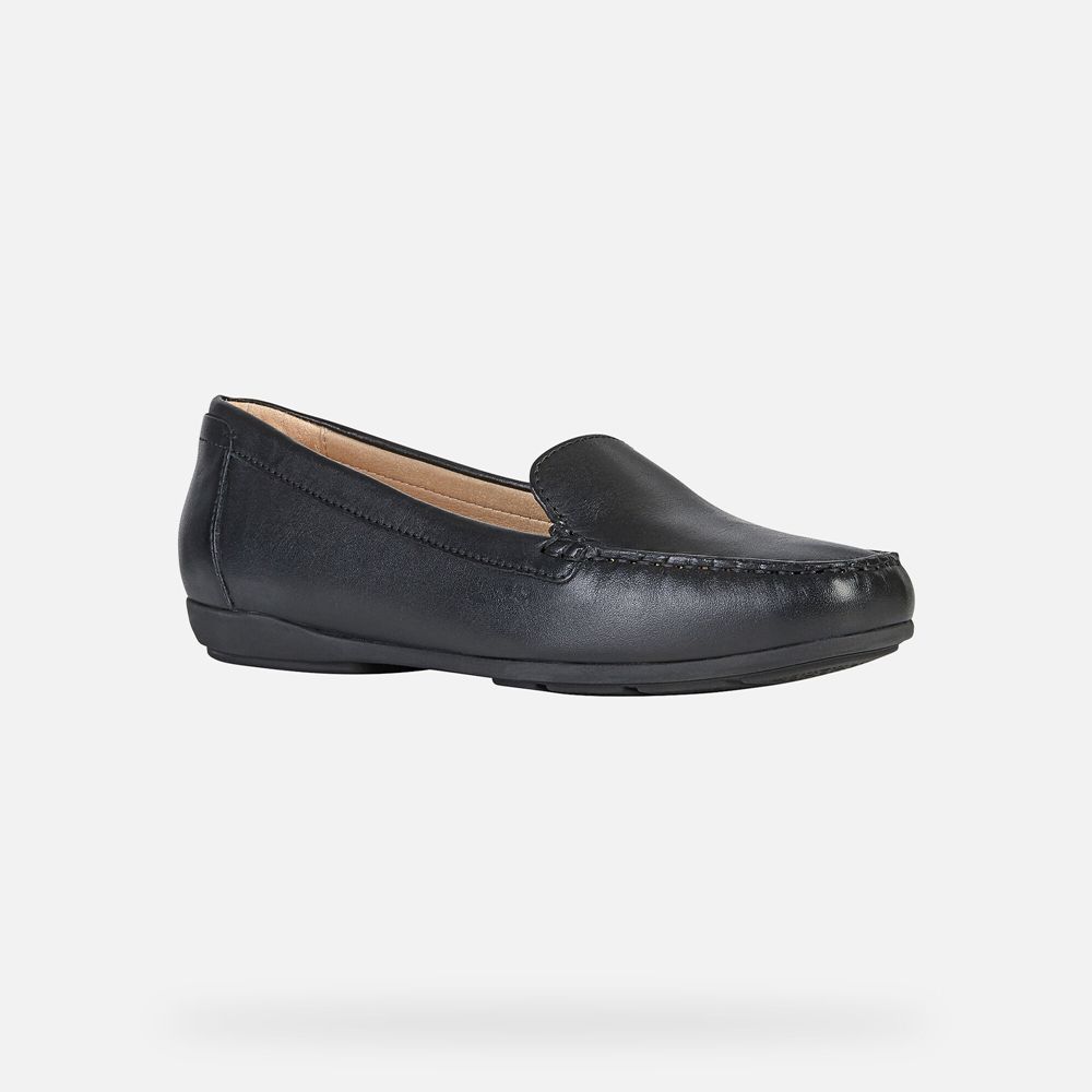 Geox Bayan Loafers Siyah - Annytah - TSJ-810679